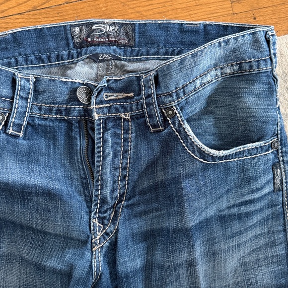 Silver men’s jeans. - Picture 3 of 4